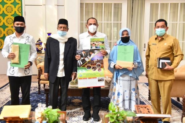 Terima Dua Peserta Program Indonesia Mengaji, Gubernur Sebut Sumut Gudangnya Qori-Qoriah